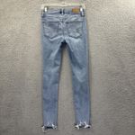 American Eagle  Jegging Jeans Distressed Stretch Mid Rise Light Wash Women 2 x 27 Photo 1