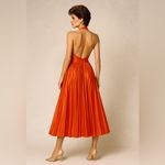 Vintage Taboo dress halter pleated, size‎ L Red Size L Photo 1