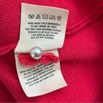 Anthropologie Moth Brienne Pearl Holiday Sweater in Red, Size Medium Photo 11