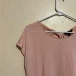 Vera Wang Simply Vera Pink Relaxed Short Sleeve Tee Photo 5