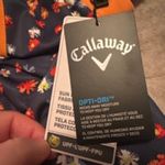 Callaway  Women’s Golf Dress XL Navy Floral Sleeveless V-Neck Athletic Activewear Photo 5