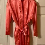 Victoria's Secret 90s vintage VS silky waist tie short robe, OS Photo 0