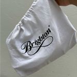 Brighton Croc Olive‎ Green Shoulder Bag Purse Zipper Charm And Dust bag B Tan Photo 13