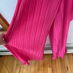 BEYOND WORDS Open Back Pleated Jumpsuit With Belt NWT Size XS Pink Photo 2