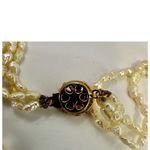 Vintage freshwater pearl double strand choker necklace Photo 3