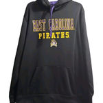 Colosseum East Carolina Pirates NCAA Hoodie‎ Pullover Graphic Spell Out Black XL Photo 0