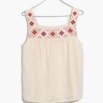 Madewell  Embroidered Island Tank Top Photo 0