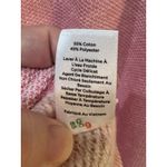 Talbots Pink Textured Knit Puff Sleeve Crewneck Sweater Top Sweatshirt Size 1X Photo 7