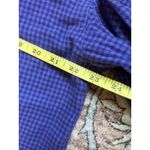 Disney Vintage  Store Nightgown Women’s  L/XL Mickey Mouse Blue Plaid Flannel 90s Photo 7