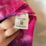 Monkey Ride  Colorful Tie-Dye Pearl Snap Shirt Size Medium Photo 3