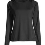 Athletic Works Womens Black T.shirt Moisture Wicking Size M 8-10 New Photo 4