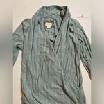 Maeve  By Anthropologie Rafela Hacci Surplice Top Womens Size Extra Small in Mint Photo 2