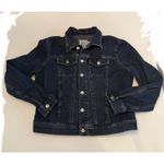Calvin Klein women jean jacket Size Medium Button Preppy Classic 90s Y2K Photo 6