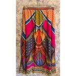 Flying Tomato Women's Boho Maxi Skirt M Multicolor Geometric Drawstring Waist Photo 1