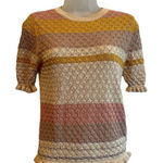 Current Air  Short Sleeve Multicolored Sweater Size Medium Photo 0