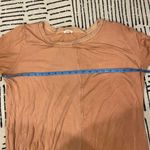 easel  Long Sleeve Distressed Top Dusty Pink Size Large Photo 4