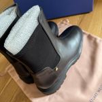 Stuart Weitzman Ultra Lug Black Leather City Boot Chunky Luxury Winter NYC 11 Photo 3