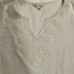 Counterparts Cream Asymmetrical 3/4 Sleeve Blouse Photo 1