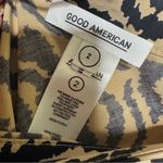 Good American Sand Zebra Animal Print Bias Midi Skirt Size Medium Photo 8