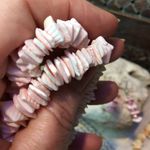 Puka pink shell choker & earring set vintage Pink Photo 3