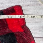 secret treasures pull on checkered print plush jogger PJ’s red & black sz XL Photo 3