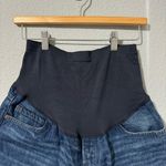 Old Navy  Women Dark Blue Maternity Slouchy Straight Casual Summer‎ Shorts Size 4 Photo 1