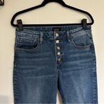 Driftwood Button Fly High Rise Slim Crop Jeans Size 29 Photo 2