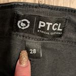 🆕 PTCL Women's 28 Skirt Black Denim Long Faded Jean Slim Maxi Sexy NEW Size undefined Photo 3