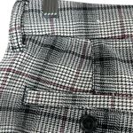 American Eagle Crop Pants Womens 2 Black Plaid Checkered Preppy Dark Academia Photo 5