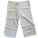 London Jean SZ M white linen pants Photo 0