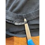 SheIn  Black White Biker Crop Top Tee size small Photo 1