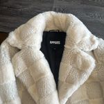 Apparis Tikka Checkerboard Faux Fur Coat, Size Small, $695 White Photo 8