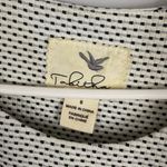 Tabitha Anthropologie Aleida Sleeveless Sheath Black/White Dress Size 6 Formal White Photo 5