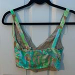 Stradivarius Colorful Floral Crop Top Photo 3