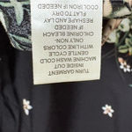 Coco + Carmen  Black Floral Beaded‎ Neckline Top Size Small/Medium Photo 6