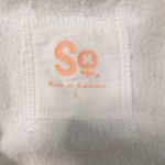 SO  Women's White Hoodie Jacket Cotton Soft White Light Peach Size Xs/Small Photo 3