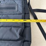 Sondra Roberts  Squared navy puff quilted crossbody bag purse gold hardware Photo 5