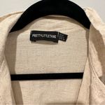 Pretty Little Thing  Long Sleeve Linen Romper - Size Small Photo 2