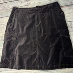 Sundance Black Velvet Cargo Skirt Women's 12 Photo 0