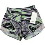 Lululemon Hotty Hot High-Rise Short 4" Paint Glide Warp Multi/Chrome Size 4 NEW Photo 3