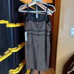 Haute Monde NWT  Black Gold Fishnet Sleeveless Short Dress Size Small / Medium Photo 8