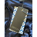 Greylin  Navy Blue Velvet Spaghetti Strap Halter Neckline Clarissa‎ Bodysuit XS Photo 13