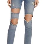 Frame Denim Le High Straight Distressed Ripped Denim Jeans, Size 28 Photo 0