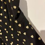 Topshop Kate Moss Romper Gold Hearts black size 6 Photo 3