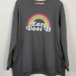 Wildfox  Easy Does‎ It Rainbow Sweatshirt Size XL Photo 0