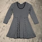 Boden Dress Womens 6 Petite Blue Navy‎ Geometric Fit Flare Boho Preppy Colorful Size 6P Photo 1