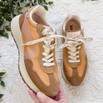 Bimba Y Lola Lifestyle Panelled Sneakers Sz 38 / US 7.5 Brown Photo 0