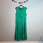 Ted Baker  Florili Mid Green ruffle dress Photo 1