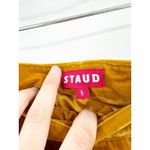STAUD  Tosca Pants in Ocher Yellow Marigold Velvet Trousers 6 NWT Photo 3