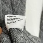 st. john's bay  Cable Knit Sweater Womens L Gray Turtleneck Preppy Academia Office Photo 5
